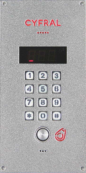 Вертикальная панель Cyfral 8