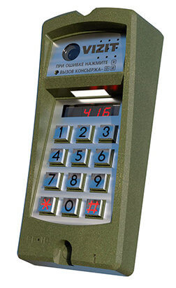 Панель Vizit модель 3